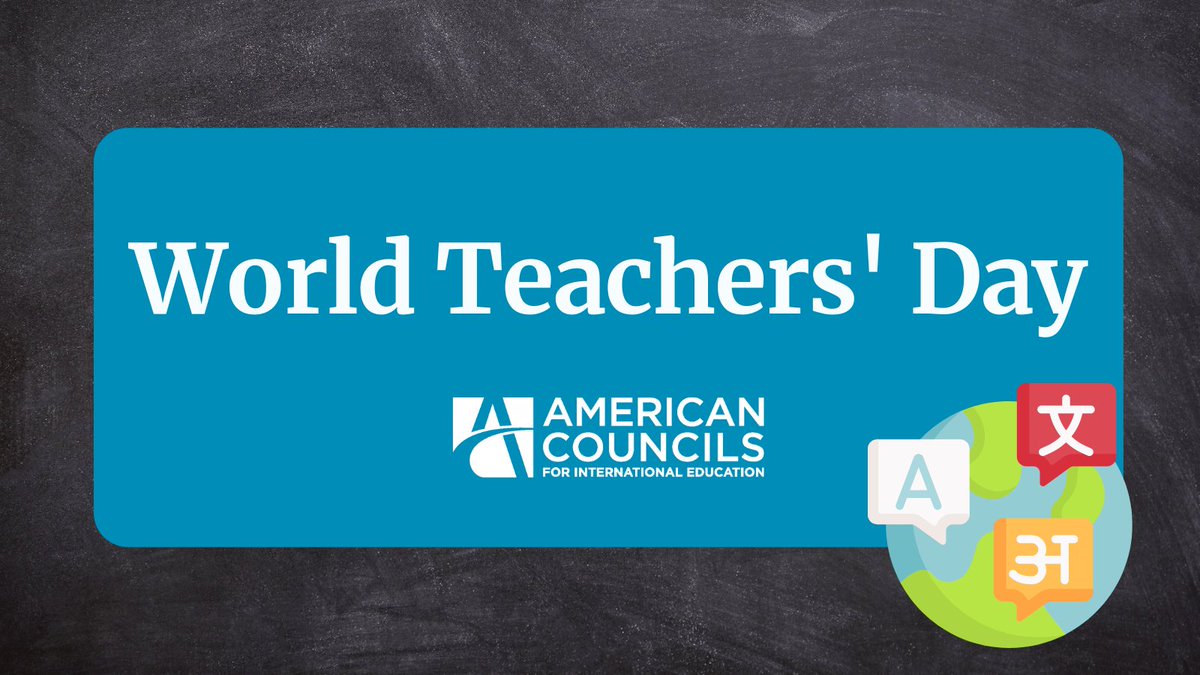 To all the educators around the world making a difference inside and outside of the classroom - Happy #WorldTeachersDay!