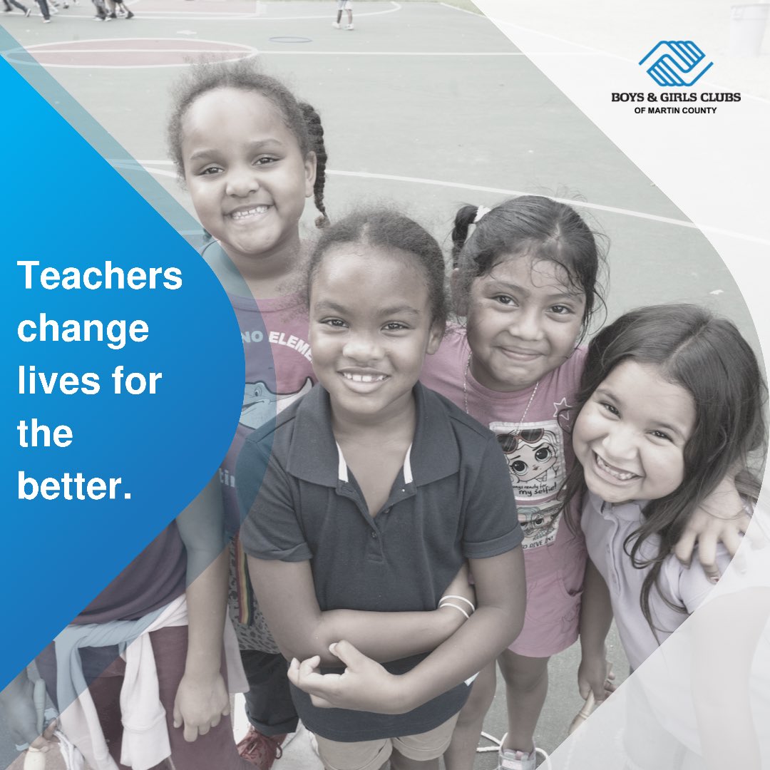 bgcmartincounty's tweet photo. Thank you #MartinCounty teachers! #GreatFutures Start With Educators. We honor the vital contributions teachers make to the education of our future leaders. 💙 #WorldTeachersDay #BGCMC https://t.co/DQtqTwqHST