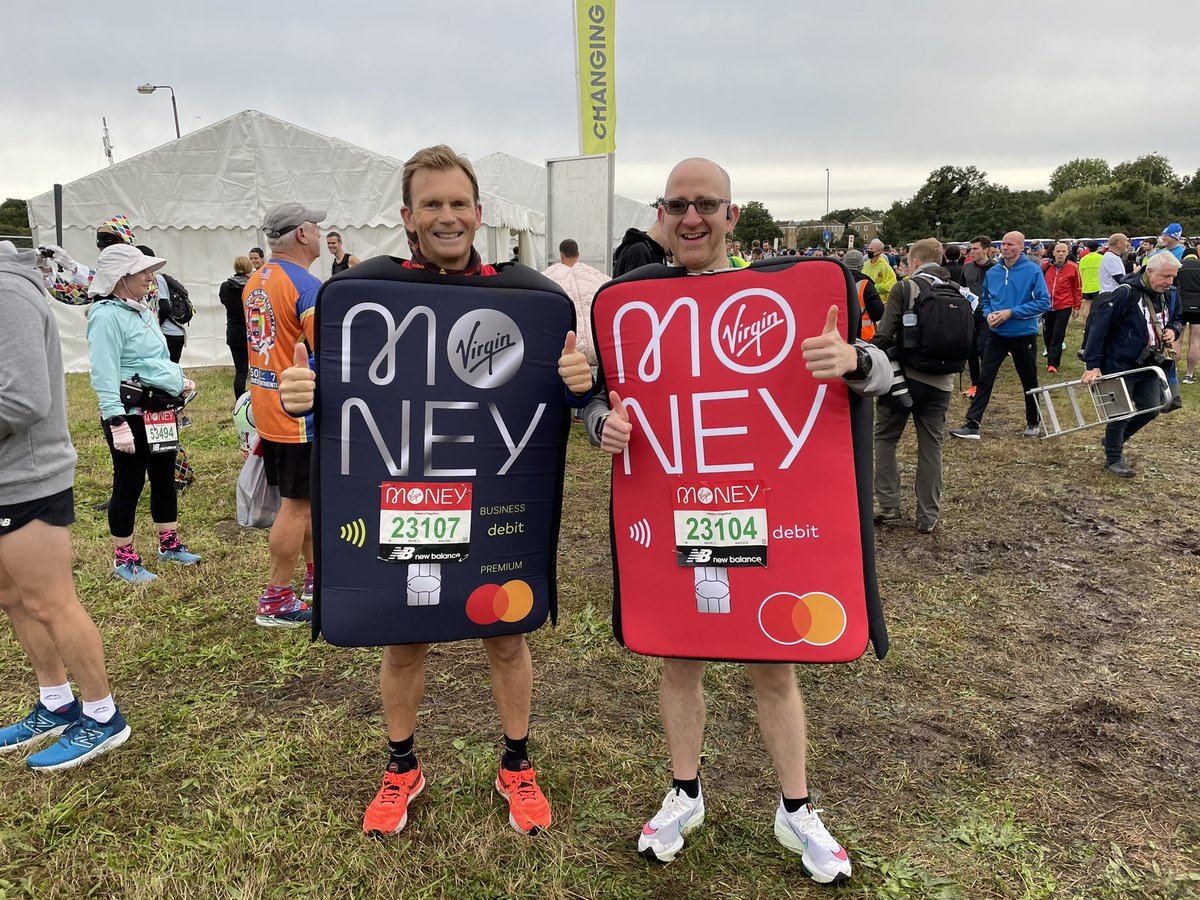Charco81's tweet photo. What an experience - I felt every emotion! It didn’t all go to plan, but the goal was to raise money for @macmillancancer and finish the @LondonMarathon - I’m proud that over £2100 was raised and will be matched by @VirginMoney to go to help those who need support from MacMillan https://t.co/yEYzSpca63