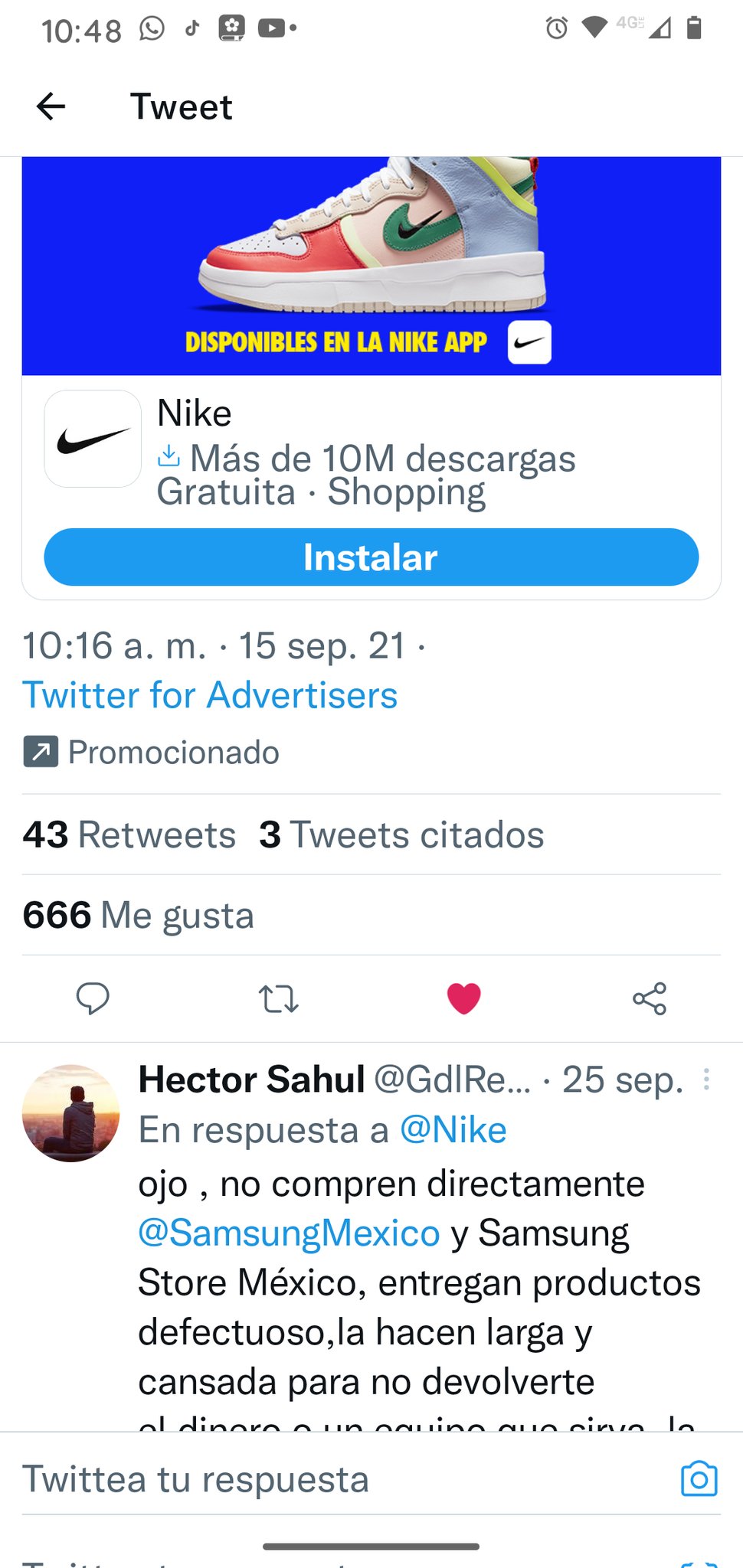 capturar Inocente Leopardo Nike on Twitter: "Lo mejor de Nike en un mismo lugar. Obtén acceso a  productos exclusivos, envíos gratis y más beneficios." / Twitter