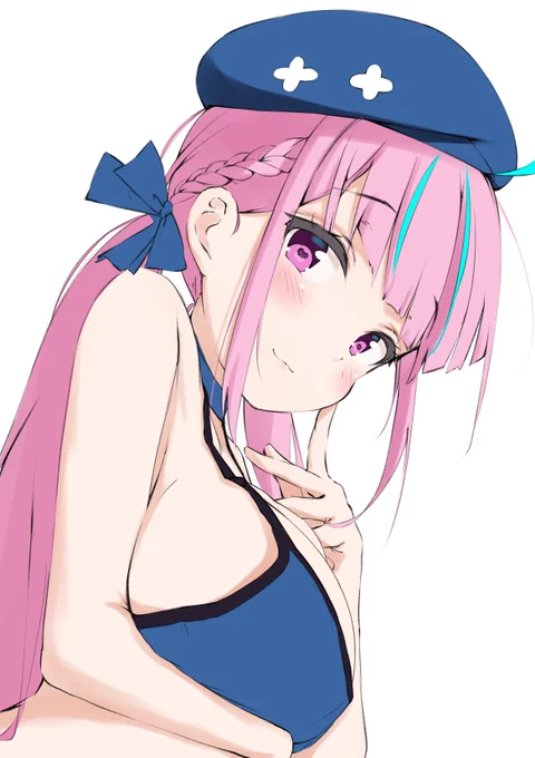 フリルは後で描こうとして適当に下塗りしたら普通に検索バンやんけ 