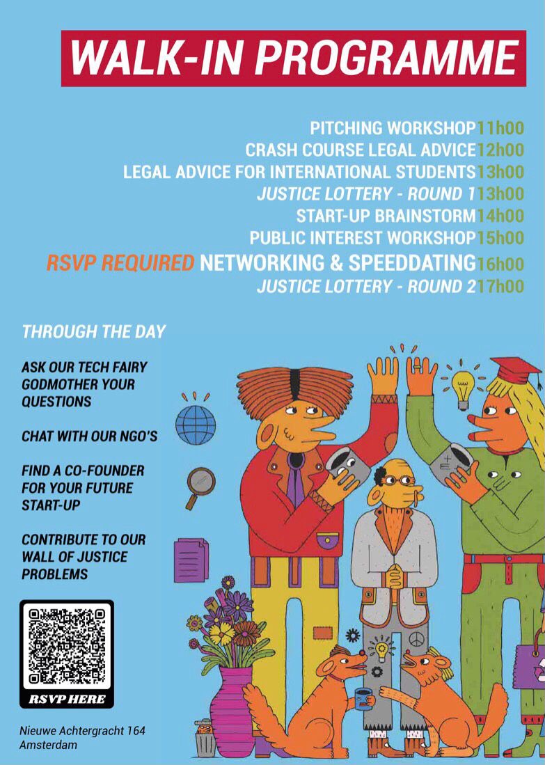 Curious what the Amsterdam Law Hub is all about? Who are our partners, what services do we offer, which brilliant students are part of our community? Do join us this Thu 7 Oct for networking, workshops, win a prize in our lottery, or just meet us <a href="/AdamLawSchool/">Amsterdam Law School</a> ! #legalinnovation