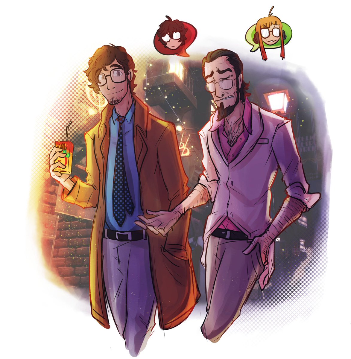 "Usually I am considered a counselor for the young but i'll make an exception. It seems you have a lot on your plate. Joke- Akira will take care of your daughter. I promise."