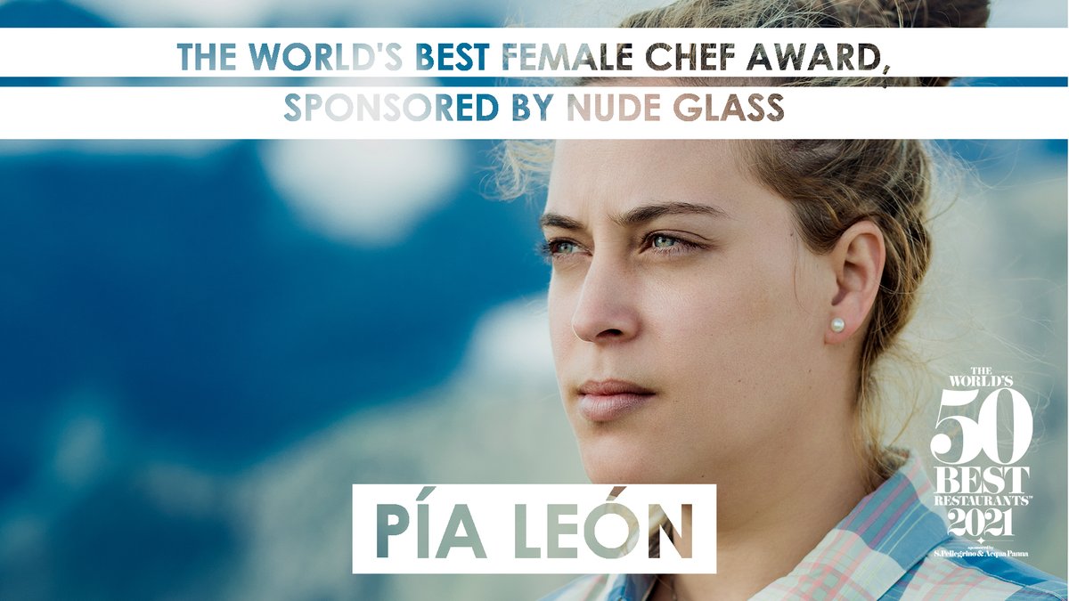 Put your hands together for Pía León of Kjolle and Central, who has been crowned The World's Best Female Chef 2021, sponsored by Nude Glass! #Worlds50Best @nudeglass