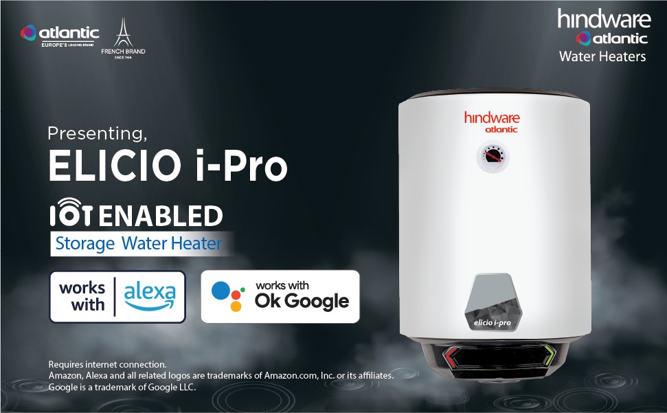 Hindware Smart Appliances on X: Hindware Elicio i-Pro,an IoT-enabled,  Geofenced and voice-controlled electric water heater. Shop Now:  https://t.co/1sgUzw1Zvf Upto 40% off on Hindware Elicio i-pro Water Heater,  offer valid up to 15th
