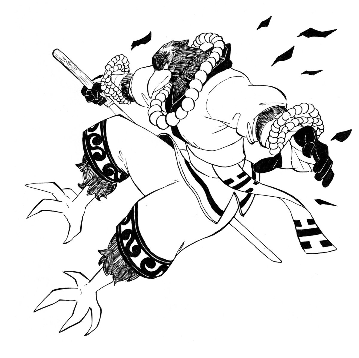 Day 5 : Raven 
#inktober #inktober2021 