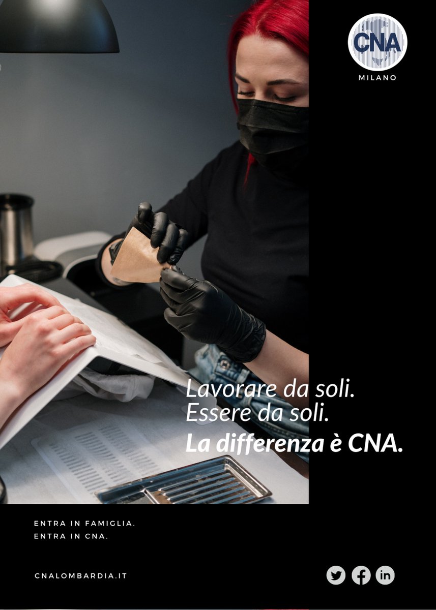 Lavorare da soli VS essere da soli. La differenza è CNA.
👥 Siamo un’associazione di imprenditrici e imprenditori. Da oltre sessant’anni lavoriamo per dare voce alla tua voce, rappresentando i tuoi interessi sui tavoli istituzionali e molto altro.
