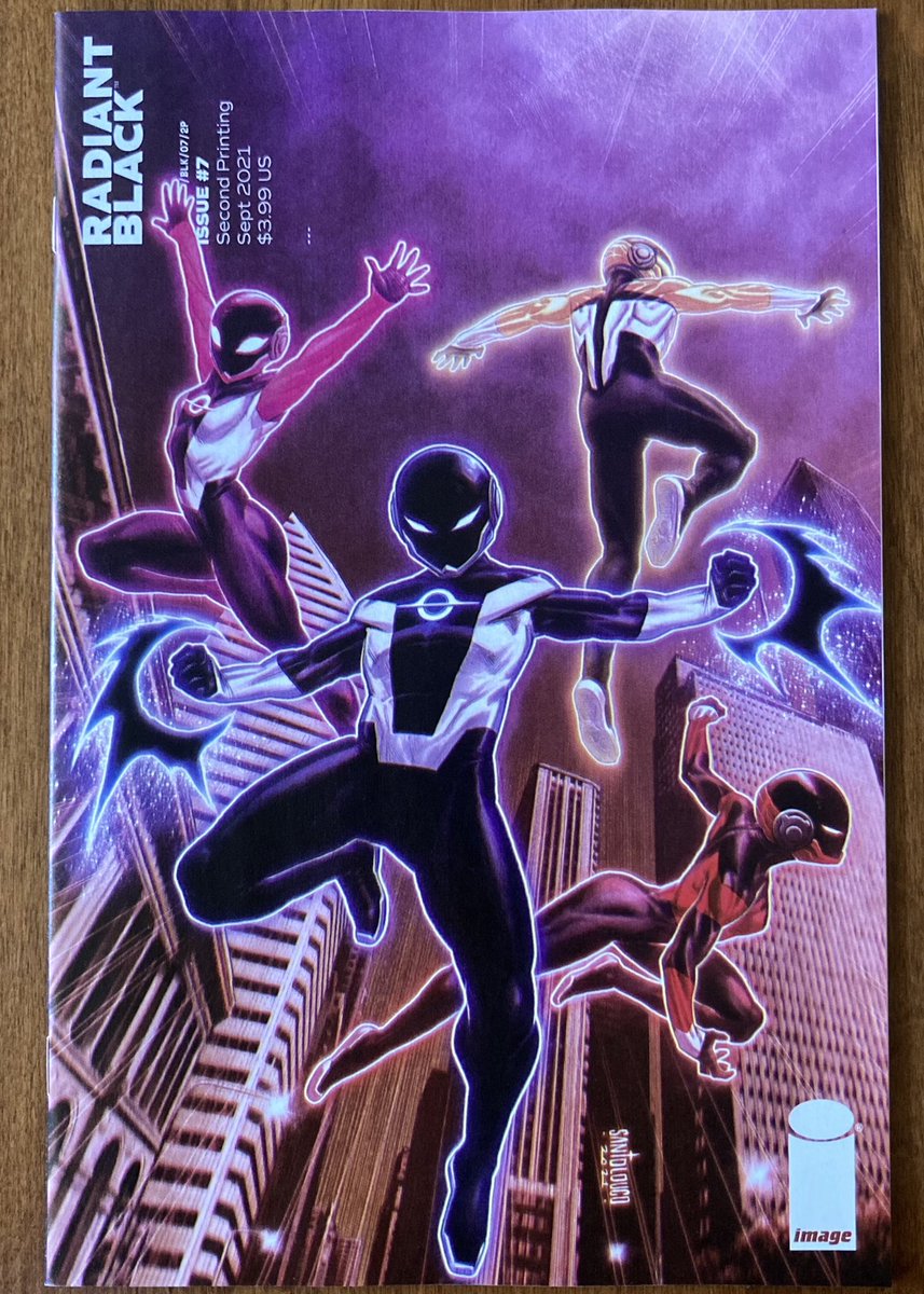 MyRadiantBlack's tweet photo. Radiant Black #7 (second printing)
September 2021
by Kyle Higgins, Marcelo Costa, Natália Marques, and Becca Carey
#RadiantBlack #image #imagecomics #comic #comics #comicbook
#KyleHiggins #MarceloCosta #NatáliaMarques #BeccaCarey https://t.co/Y47nqnD4J9