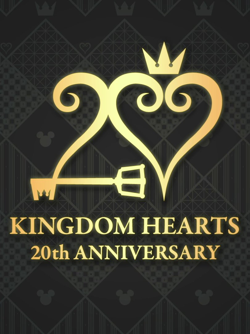 Logo for the Kingdom Hearts 20th Anniversary