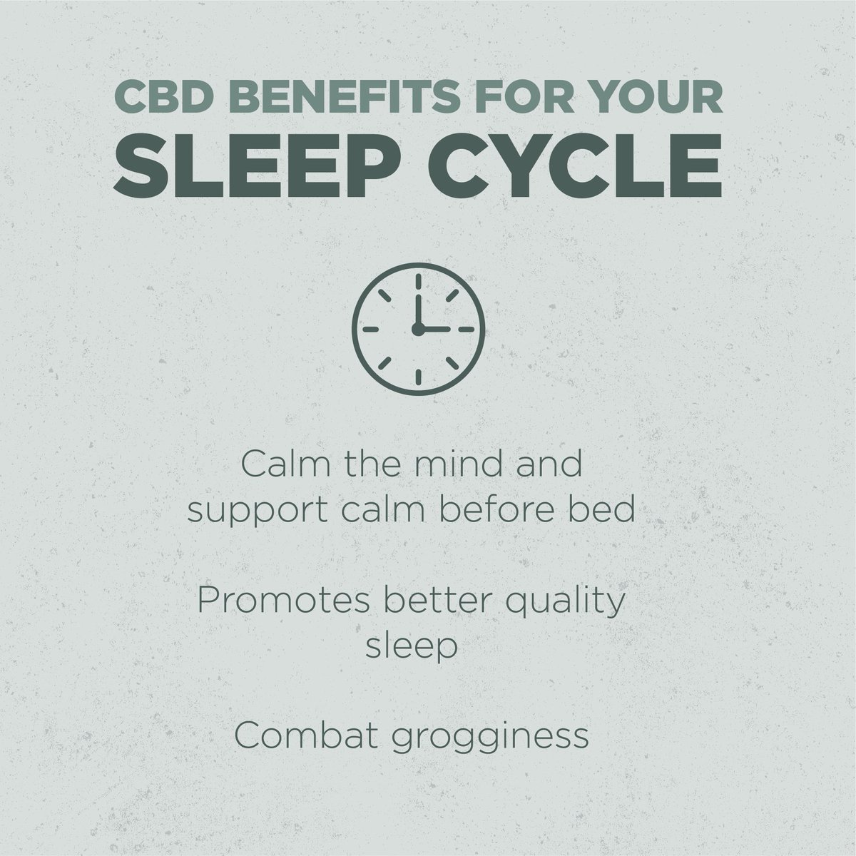 CBD is known to help with your natural sleeping cycle. 💤

Incorporating it into your daily wellness routine will help you transition naturally into a healthy sleeping cycle, whereas prescribed medication would have less natural benefits on your body. 

#SavageCabbage