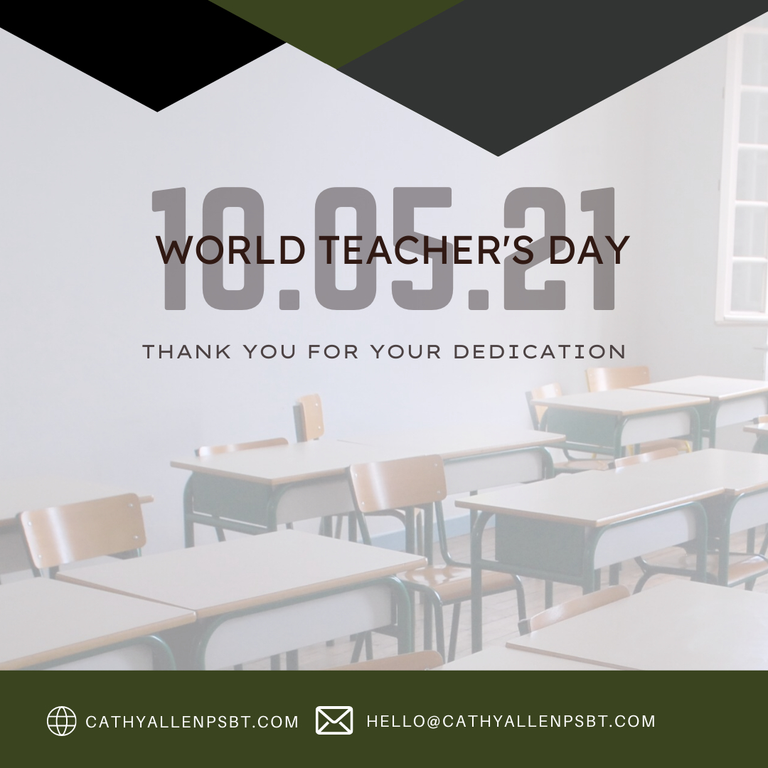 Today is World Teacher's Day. The teachers in EIPS have my gratitude for the work that they do every day. 

#cathyallen #electcathyallen #cathyallencampaign #mnicipalelection #govote #sherwoodparkvote #sherwoodparkelection #strathconacounty #electstrathcona #campaign #politics #p