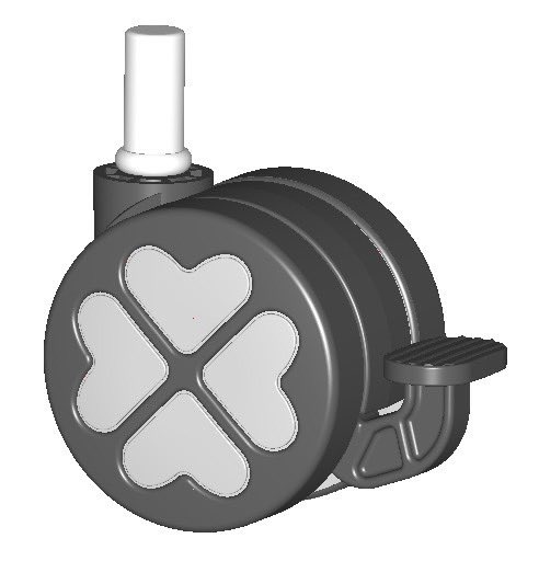 Furniture Caster Diam. 2inch (60mm ) for Wood Cabinet, Metal Cabinet, Metal Storage Box, A Lot of Pin for Option