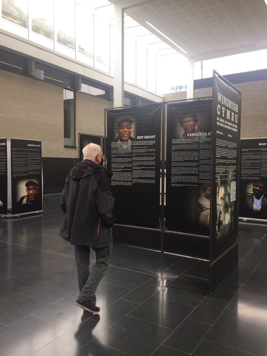 St Fagans is one of my happy places so the Windrush exhibition was a heart warming and sobering addition. Some beautiful reflections on people who loved their new home despite experiences of discrimination <a href="/BarnardosCymru/">Barnardo's Cymru</a> #hiraeth #traumainformed #windrush #BlackHistoryMonth