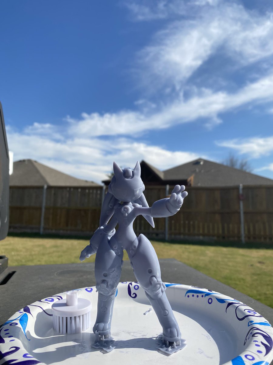 curing my rabizorg print out in the sun