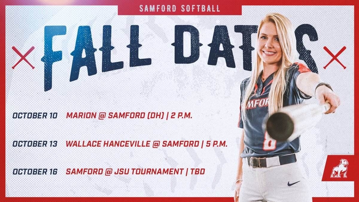 𝐃𝐨𝐠𝐬 𝐚𝐫𝐞 𝐛𝐚𝐜𝐤 𝐢𝐧 𝐚𝐜𝐭𝐢𝐨𝐧!

Mark your calendars 🗓️ We look forward to seeing you Samford fans!

📰 bit.ly/2WLDceU

#AllForSAMford