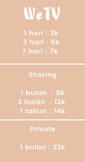 app_premium18's tweet photo. @IniCielOwennn @bertanyarl 22k 1 bulan private kak https://t.co/rPs9B7tRX8