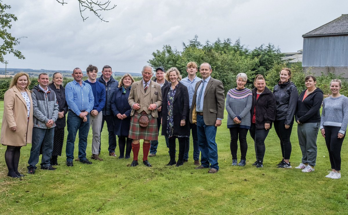 What a wonderful day hosting Prince Charles, Duke of Rothesay on the farm - we all thoroughly enjoyed it!! Thank you <a href="/ClarenceHouse/">Clarence House</a> #organicfarming #yogurt