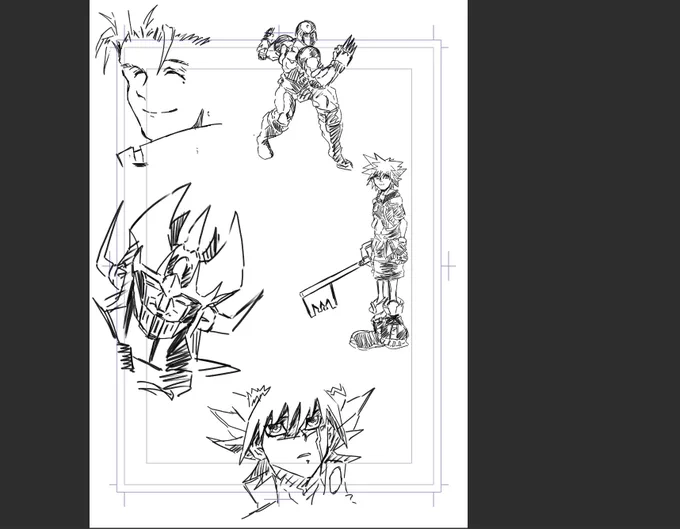作業の休憩に描いてたラクガキ。
ソラ先輩、スマブラ参戦おめでとうございます。
夢の中で使いたいと思います 