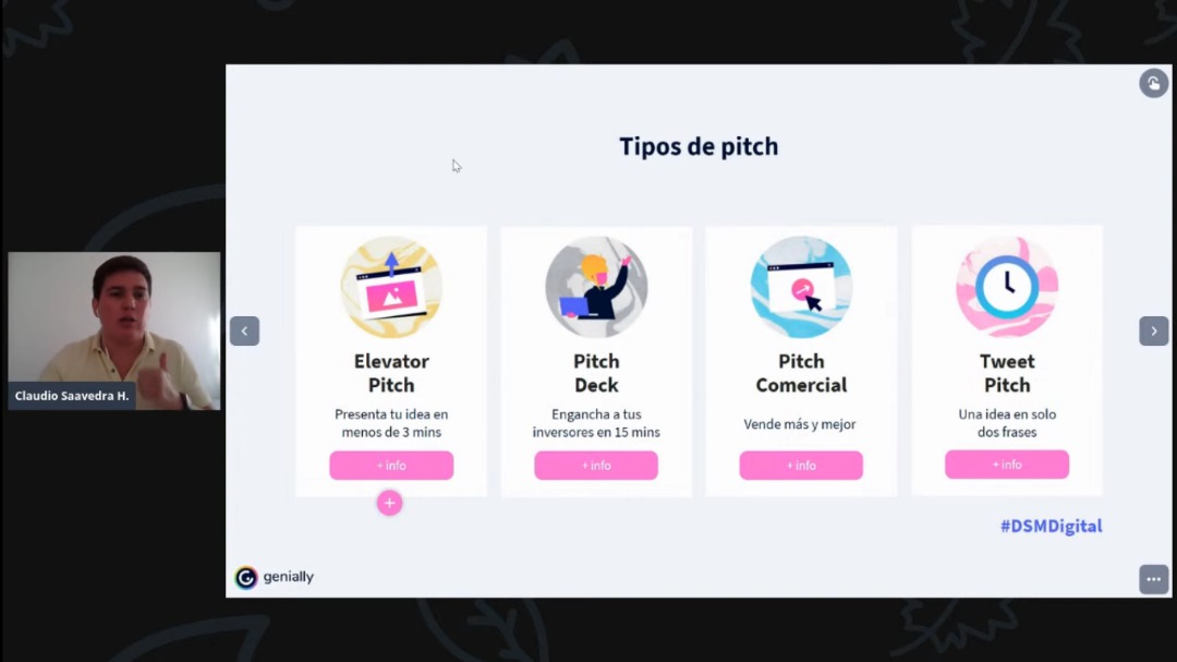 fannynouel's tweet photo. 🔊 Tipos de Pitch para comunicar efectivamente by @Claudiosh de @genially_es  en #DSMDigital @escuelamktweb @miguelfloro  #MarketingDigital 🔥 https://t.co/UkMHrnx8kQ