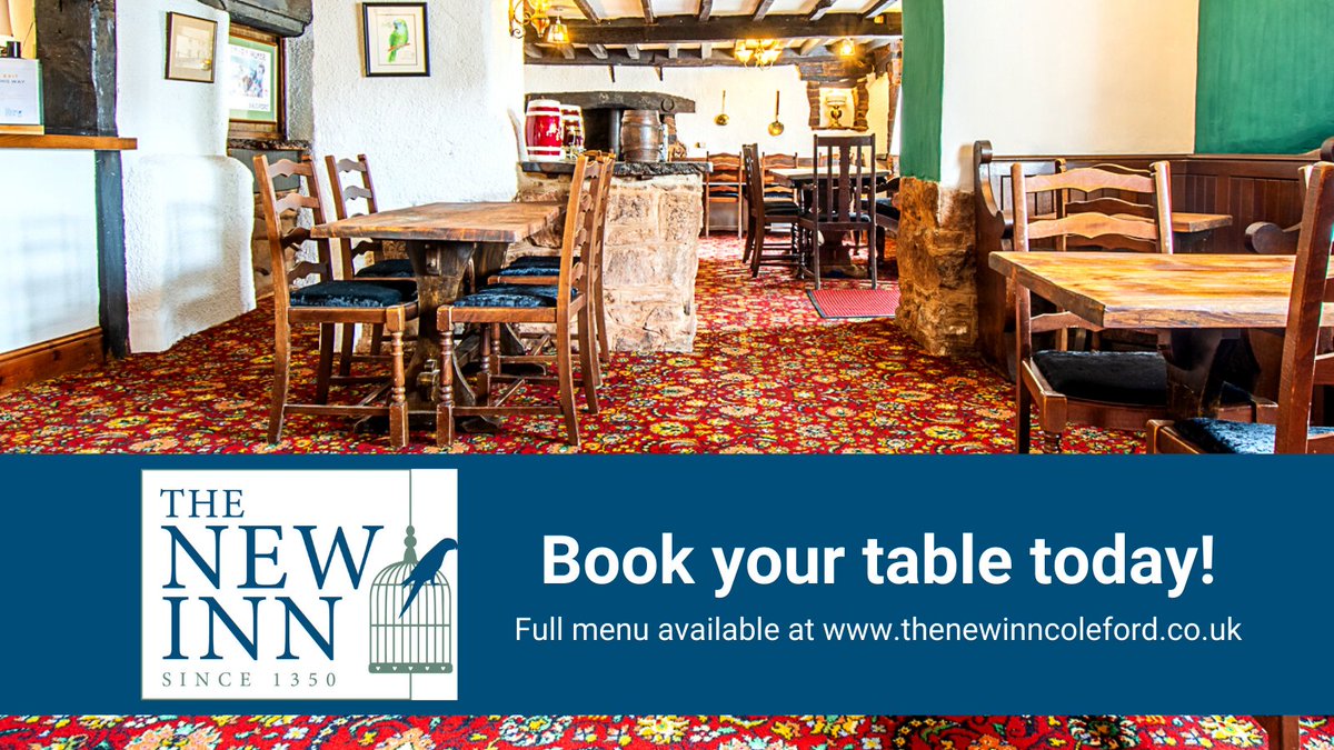 Don’t forget to book your dining table 👉 visit bit.ly/2ZYwlQy or ☎️ 01363 84242

We have some warm &amp; cozy spots to help you ward off the chills of the season. Our menu reflects our fresh seasonal choices too, so you can be sure to find something to comfort &amp; delight.