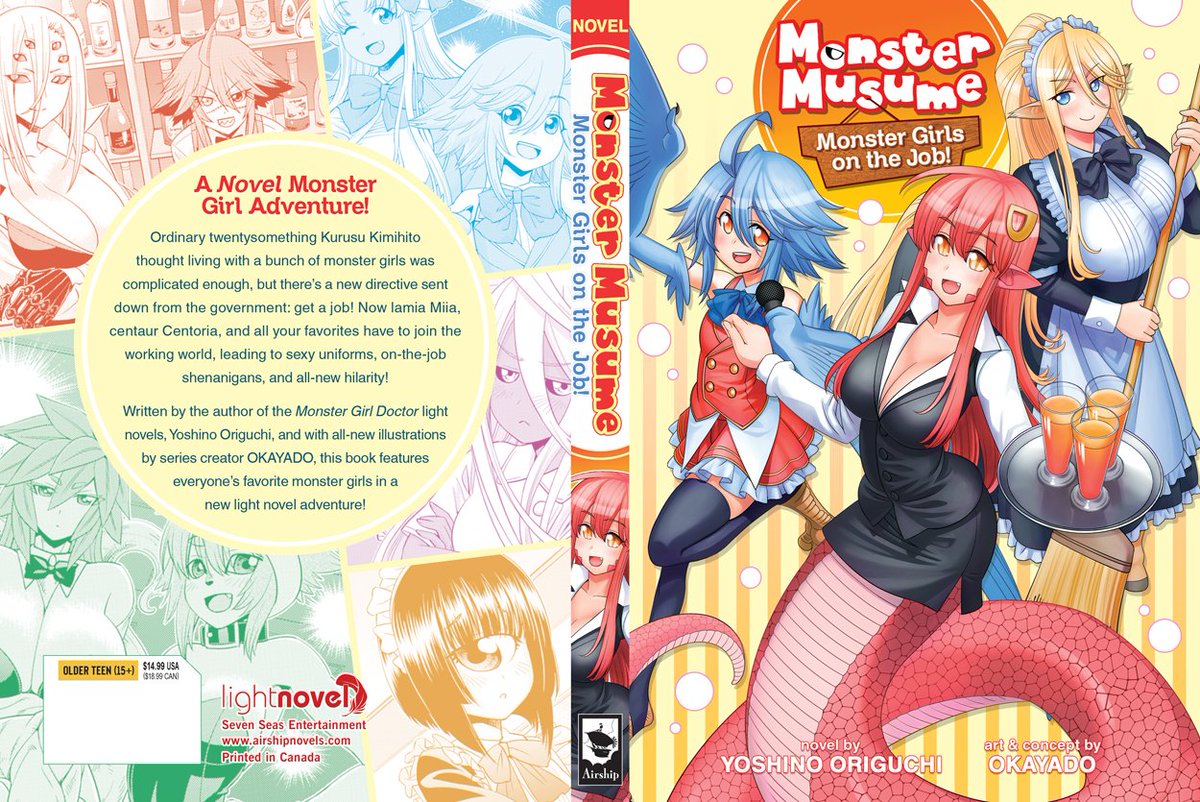 A Monster Musume Light Novel!  Monster Musume Monster Girls On The Job  Review 