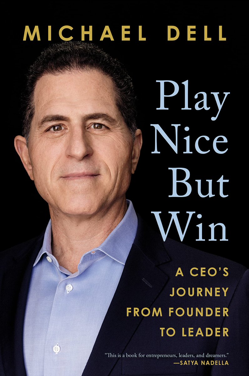 Michael Dell 🇺🇸 (@michaeldell) on Twitter photo A big thanks and with great appreciation to <a href="/WalterIsaacson/">Walter Isaacson</a> <a href="/RayDalio/">Ray Dalio</a> <a href="/ericschmidt/">Eric Schmidt</a> @IndraNooyi <a href="/richardbranson/">Richard Branson</a> <a href="/satyanadella/">Satya Nadella</a> <a href="/HowardSchultz/">Howard Schultz</a> <a href="/Benioff/">Marc Benioff</a> <a href="/sherylsandberg/">Sheryl Sandberg</a> <a href="/McConaughey/">Matthew McConaughey</a> <a href="/Gladwell/">Malcolm Gladwell</a> <a href="/AdamMGrant/">Adam Grant</a> Jamie Dimon <a href="/pmarca/">Marc Andreessen 🇺🇸</a> <a href="/BillGates/">Bill Gates</a> for the endorsements for #PlayNiceButWin 🙏 A big thanks and with great appreciation to <a href="/WalterIsaacson/">Walter Isaacson</a> <a href="/RayDalio/">Ray Dalio</a> <a href="/ericschmidt/">Eric Schmidt</a> @IndraNooyi <a href="/richardbranson/">Richard Branson</a> <a href="/satyanadella/">Satya Nadella</a> <a href="/HowardSchultz/">Howard Schultz</a> <a href="/Benioff/">Marc Benioff</a> <a href="/sherylsandberg/">Sheryl Sandberg</a> <a href="/McConaughey/">Matthew McConaughey</a> <a href="/Gladwell/">Malcolm Gladwell</a> <a href="/AdamMGrant/">Adam Grant</a> Jamie Dimon <a href="/pmarca/">Marc Andreessen 🇺🇸</a> <a href="/BillGates/">Bill Gates</a> for the endorsements for #PlayNiceButWin 🙏
