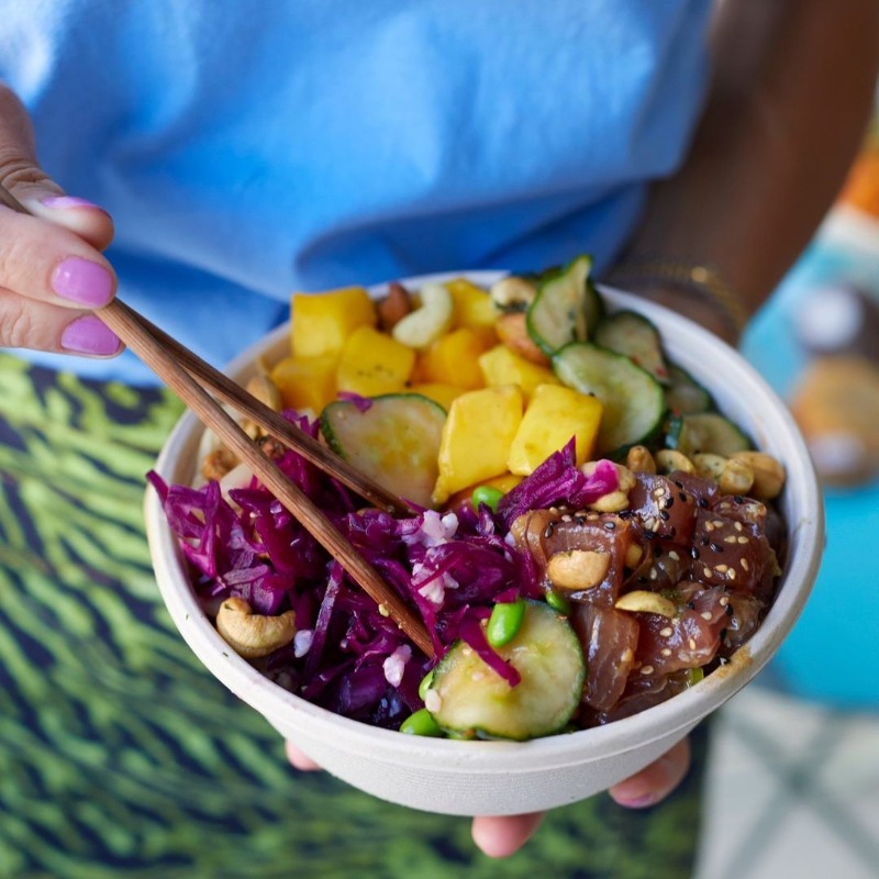 AtVictoriaLDN's tweet photo. As part of #VictoriaEats, we're celebrating the diversity of global cuisine we have on offer.
From Hawaiian poke at Poke House and Danish artisan bakes at @OleandSteenUK, to Japanese fare at @BoneDaddiesLDN and @Sticksnsushi_uk, the world is yours at Nova!
