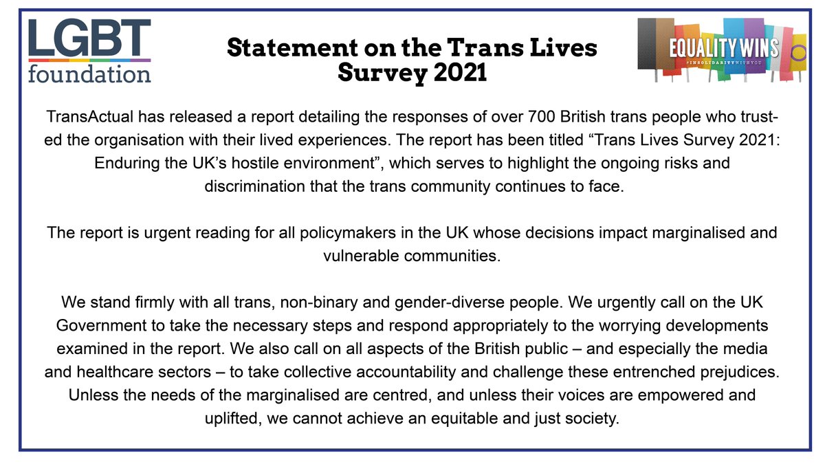 LGBT Foundation tweet media
