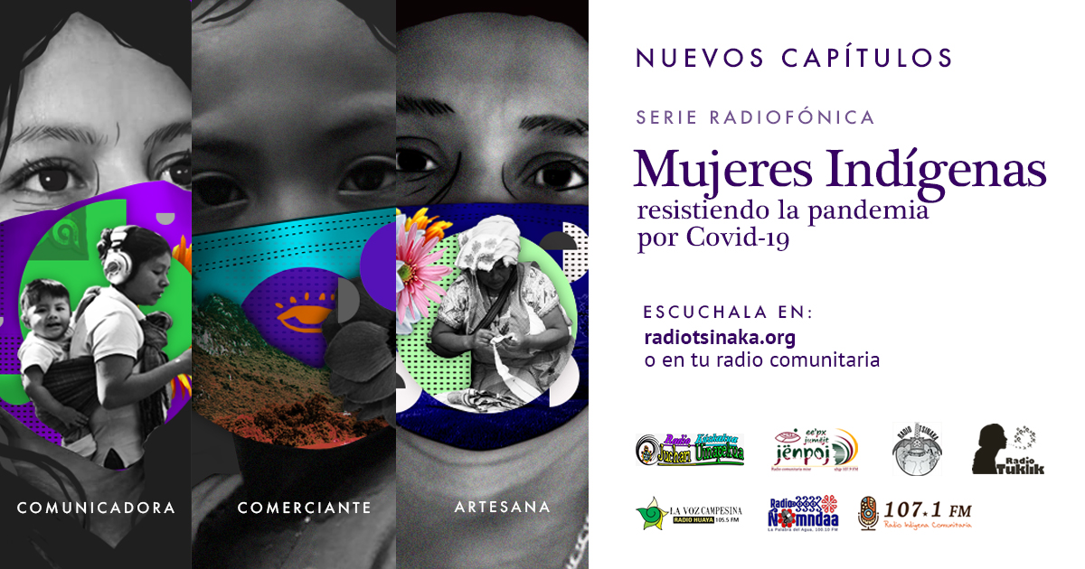 Seguimos con los estrenos semanales...
¡Otras voces de mujeres! Ya puedes escuchar y descargar otras de las producciones de la serie "Mujeres indígenas resistiendo la pandemia por COVID-19" 🎧📻 a través de la página: radiotsinaka.org/mujeres-resist…