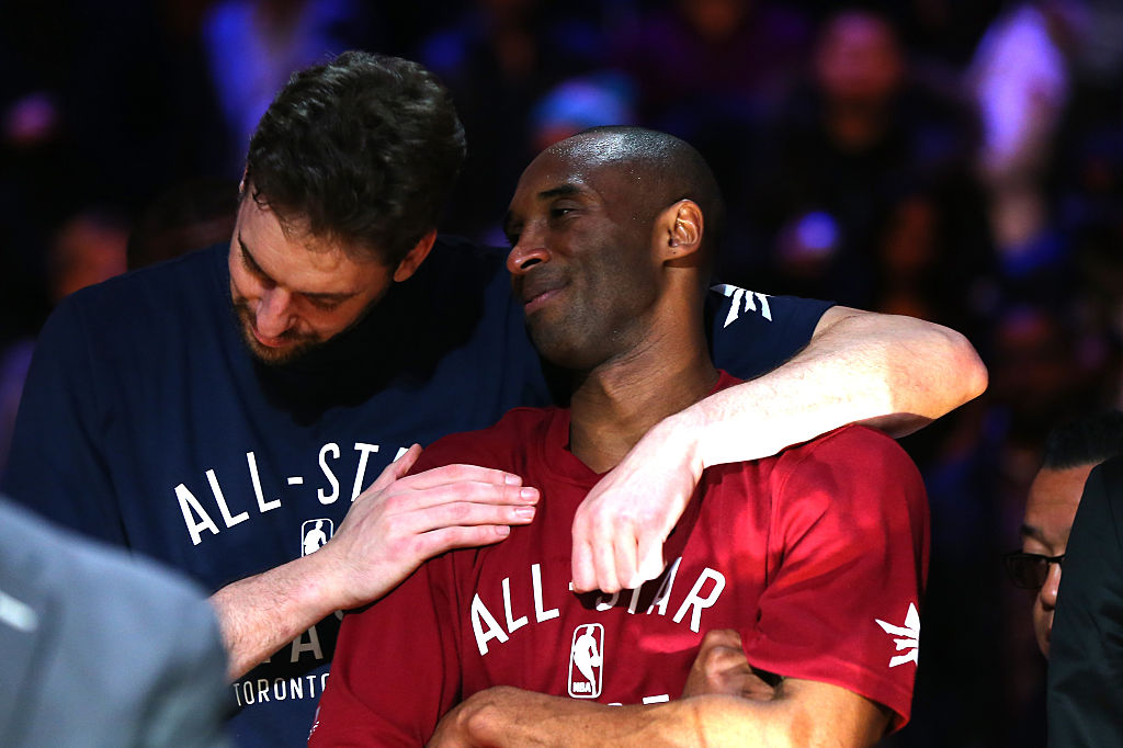 MovistarNBA's tweet photo. Kobe estaría orgulloso de ti, Pau. 
#GraciasPau https://t.co/0Y4KySiXp8