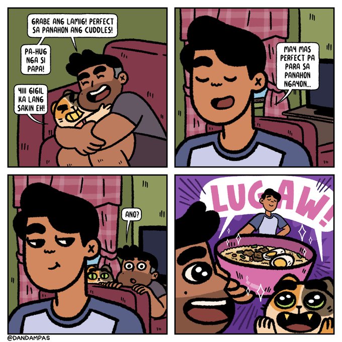 Perpek sa panahon ngayon 😌💯 #dandampascomics #dandampas85

Read more dandampas episodes here 😁: https://t.co/t7TiPOlMgT 