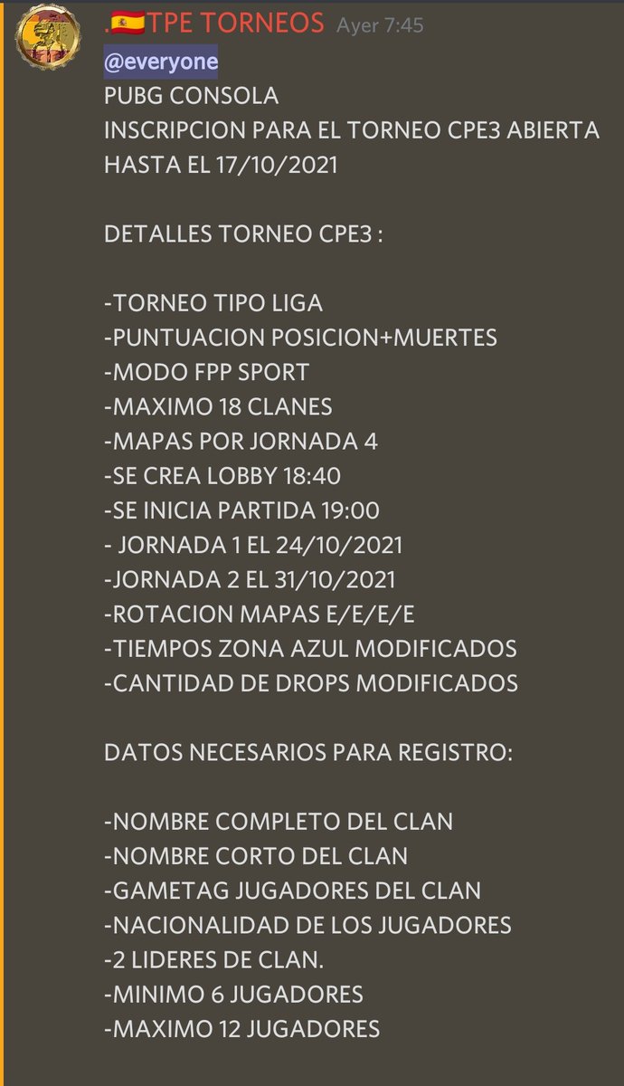 TPE TORNEOS tweet media
