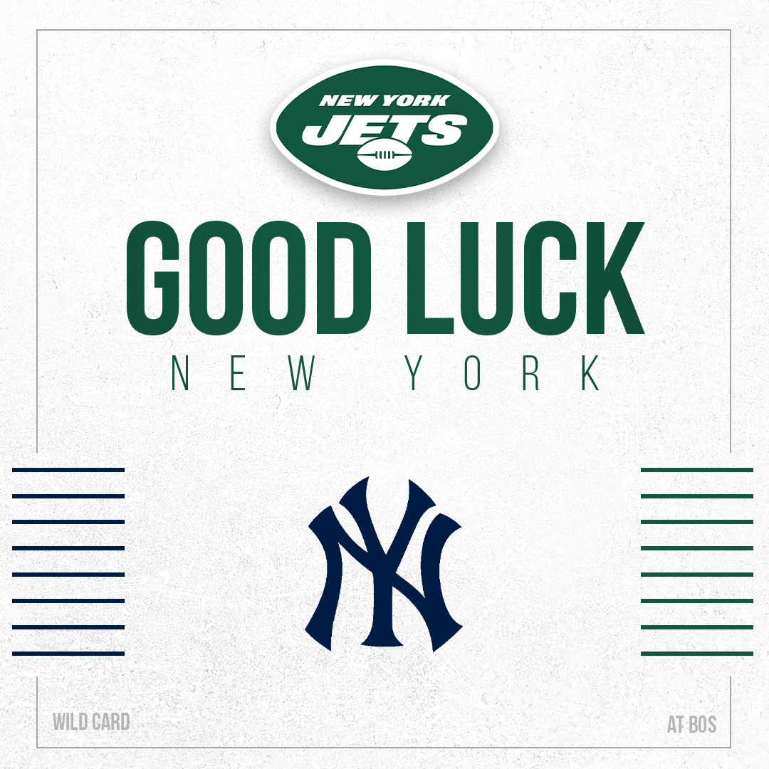 nyjets's tweet image. LET'S GO @Yankees!!

*clap clap*
*clap clap clap*