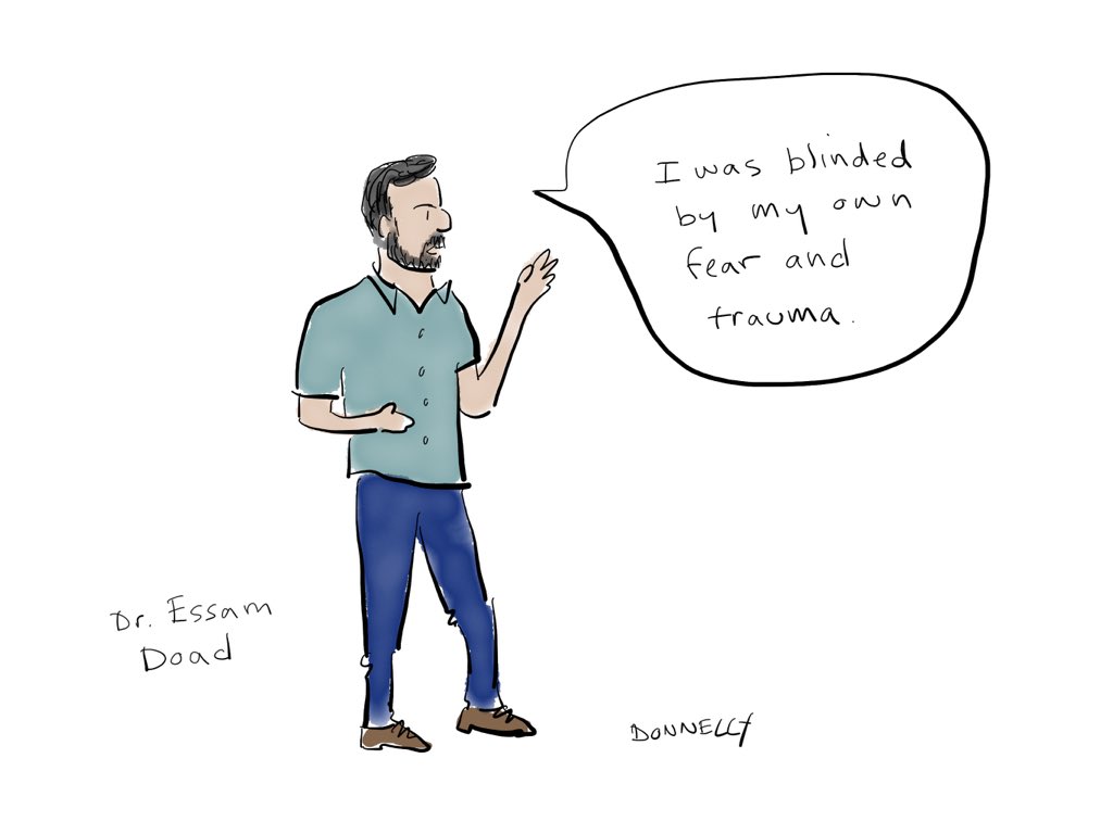 lizadonnelly's tweet image. “Only when we care for our own mental health can we care for others,” Dr. Essam Doad of @HumanityCrew #OFF2021 #TruthIgnited @OsloFF @HRF