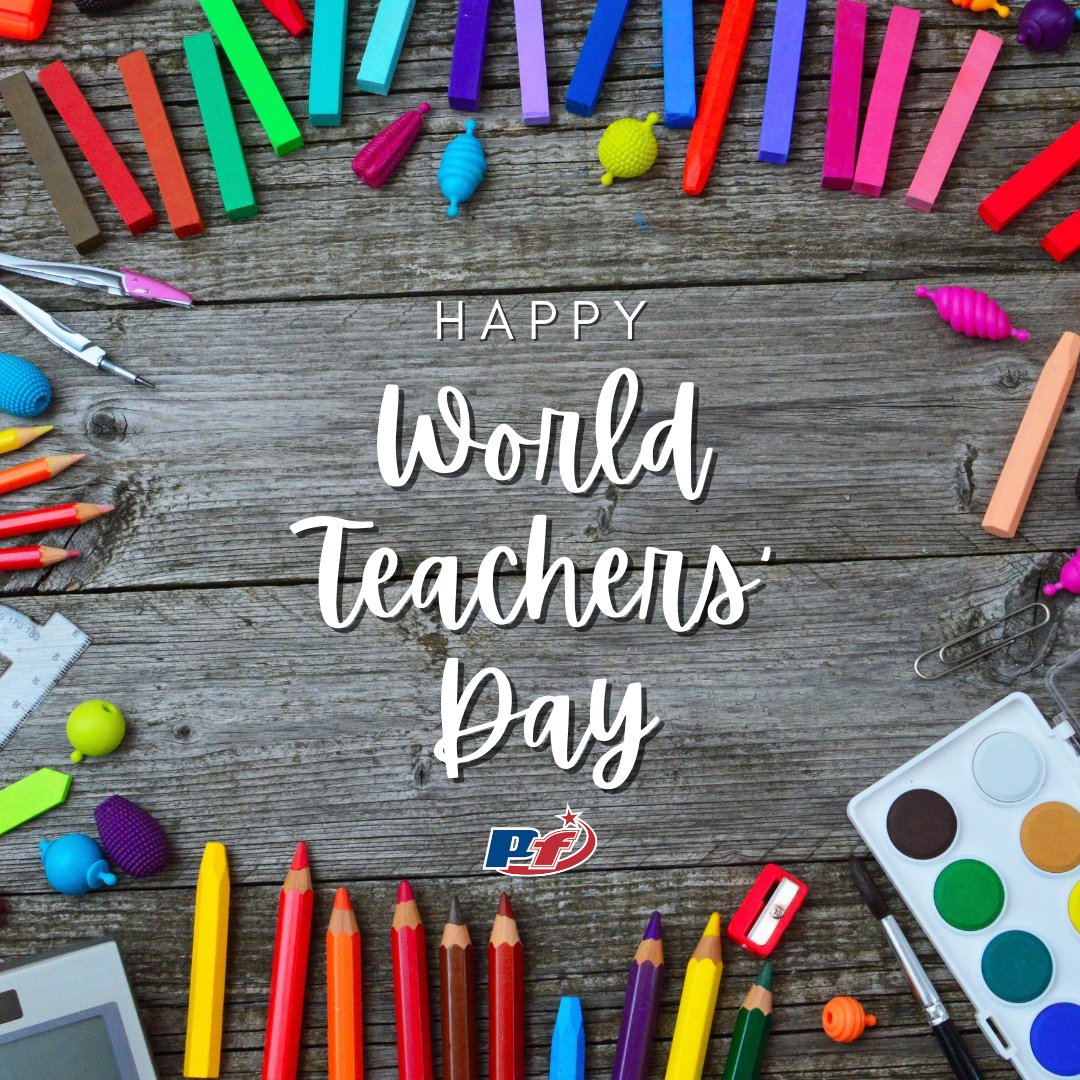 pfisd's tweet image. Today is #WorldTeachersDay and we would like to thank all our wonderful teachers in #PfISD who passionately serve our students every day to give them an inspiring and engaging educational experience. #Pfamily #MovingPforward