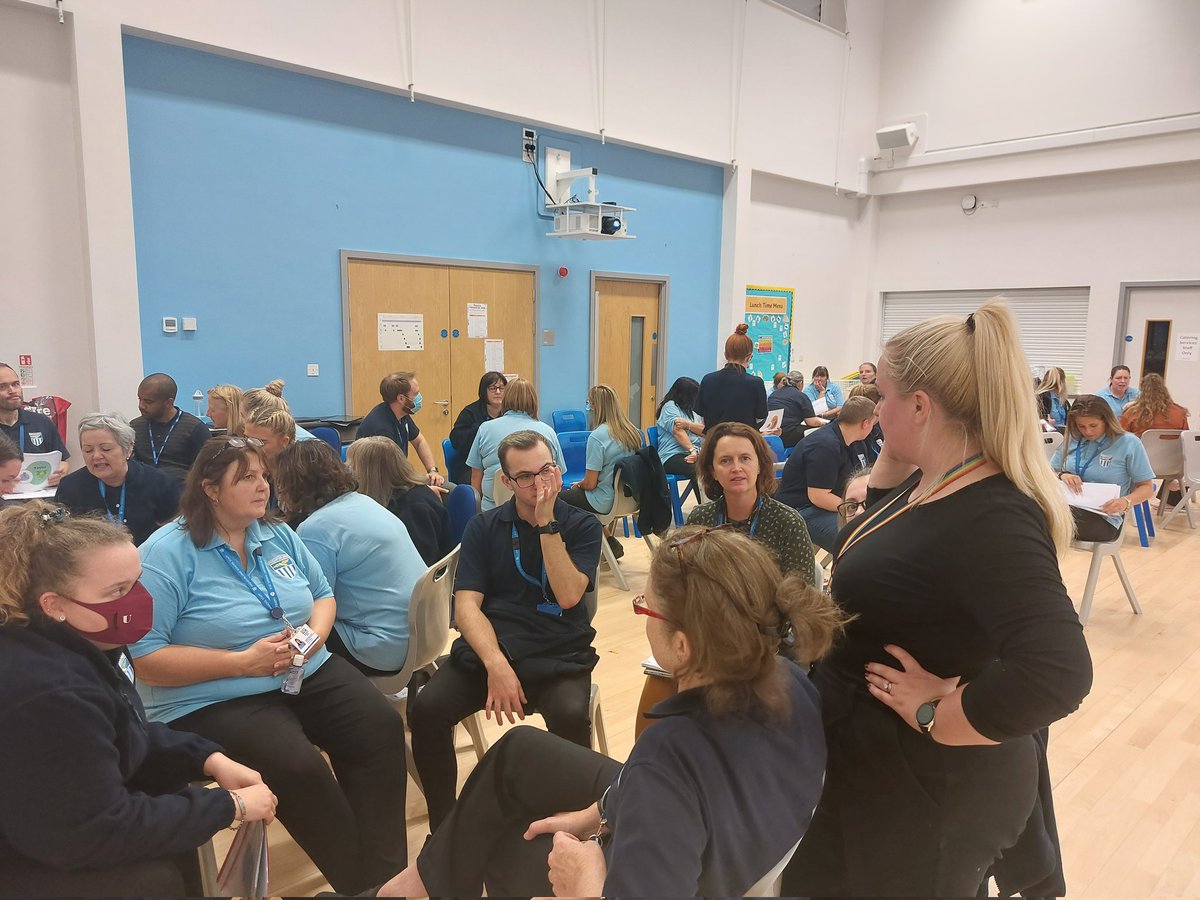 Highfurlong's tweet photo. Excellent Reading and Phonics training for the whole staff tonight. We're serious about giving all our pupils the best chances in life. It all starts here. Great session with @MrsJasmineShort &amp; @shelbyamercer https://t.co/Qr7CnYn6Jt