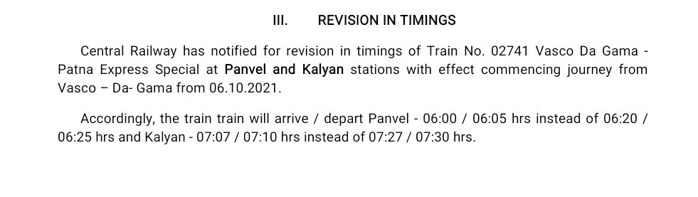 drmubl's tweet photo. Revision in train timings:
#SWRTrainUpdates https://t.co/dqnm1f55Kq