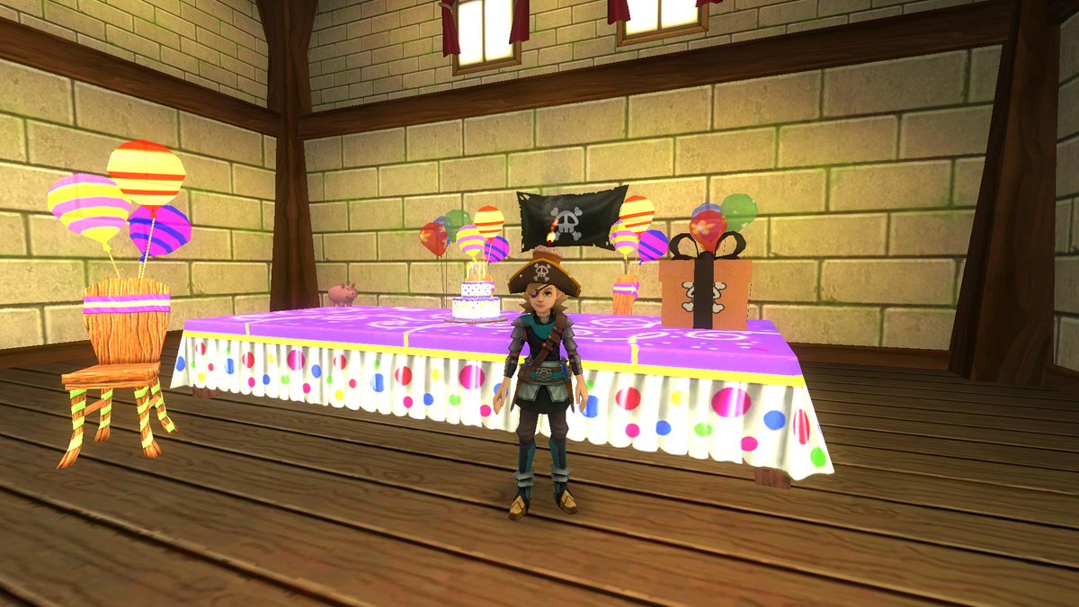 Pirate101's tweet image. Have you snagged your free parrrty favors yet? 🎉

Enjoy a Pirate Nightmare Booster Pack, Mega Snack Pack, and more as we celebrate 9 years of sailing the skyways!

Redeem code 9THBDAYPARRRTY before the end of October to indulge in this bounty! pirate101.com/free_game/pira… #Pirate101