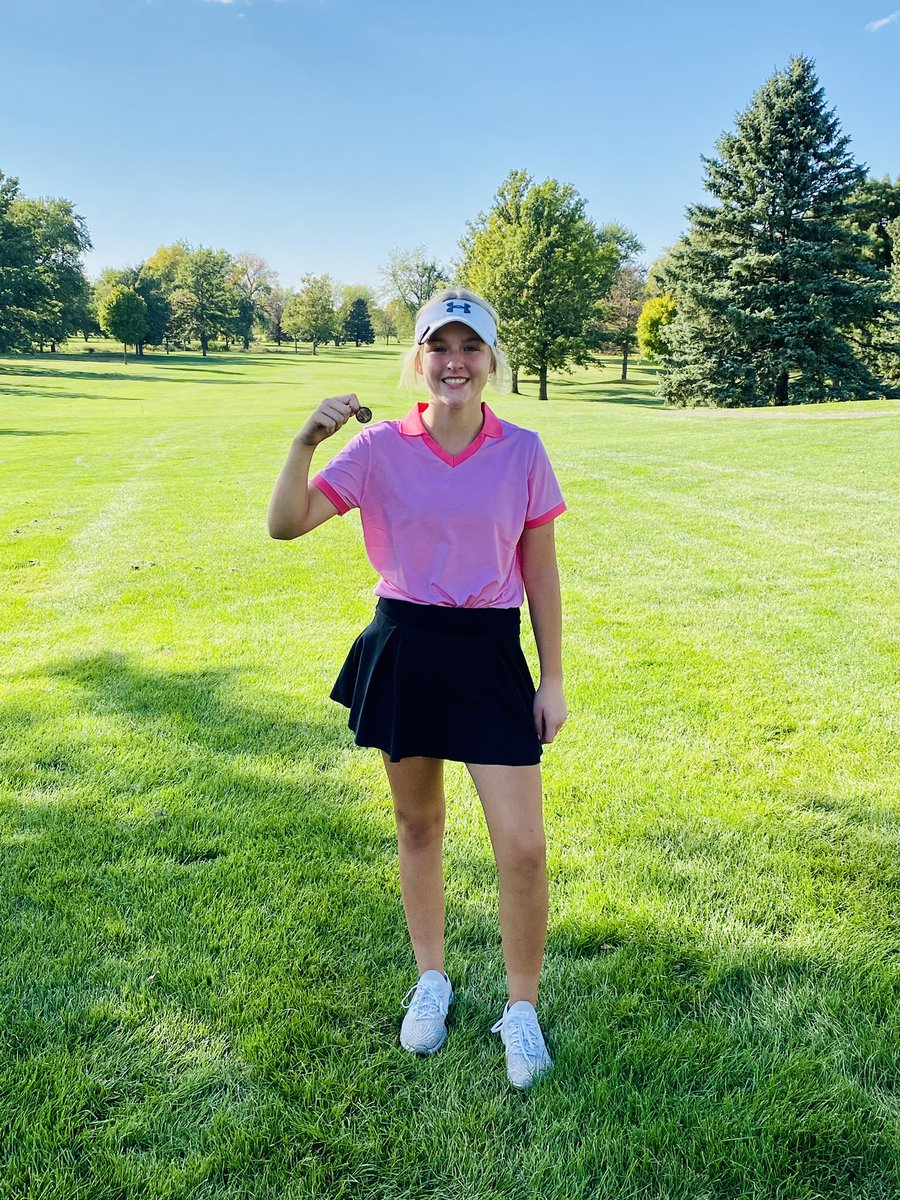 Congrats to Kara Selken for finishing 5th at districts and qualifying for state golf!!!   Woo hoo!