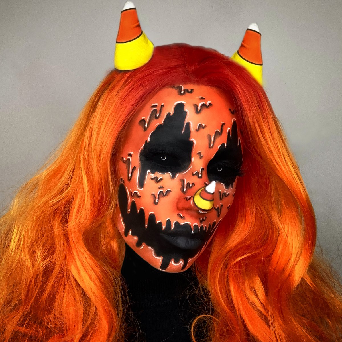 the_trashmask's tweet photo. 🎃Halloween Demon🎃 

Day 5/31 🎃 #halloween2021 #halloweenmakeup #mua https://t.co/3lRr2GeT3R