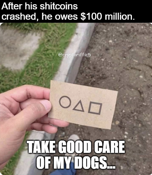 DanielsStaceyX's tweet photo. 무궁화 꽃이 피었습니다
#shitcoin #intocrypto #cryptocurrency #crypto #dailymemes #memes https://t.co/w4KkanCozb