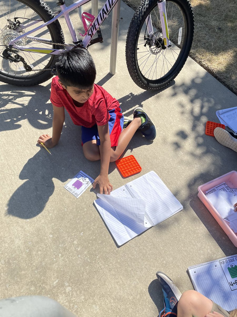 mswilsonche's tweet photo. We love using pop it’s to help us add and subtract!! https://t.co/rXLiCQx7XW