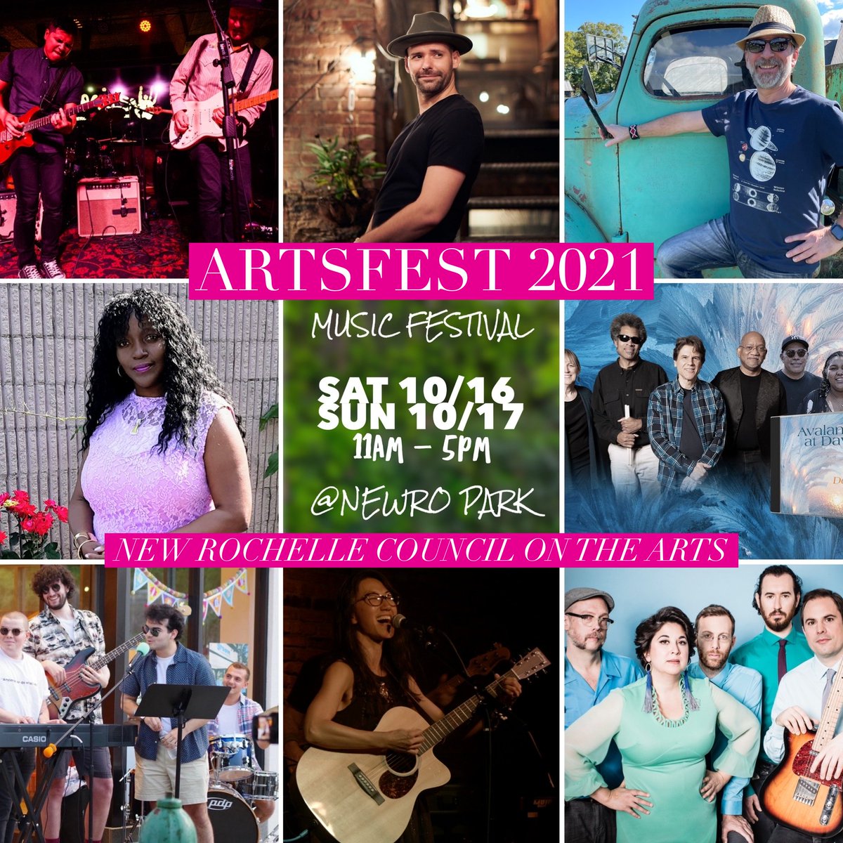NR_ARTS (@newrochellearts) on Twitter photo The ArtsFest Music Festival : great live music at NewRo Parc, 455 Main St. Free yoga at 11 am, live music all afternoon Sat. 10/16 and Sun. 10/17 @downstatedarlings <a href="/blcofficial/">BLC OFFICIAL</a> @cobie111 #GodsBlessins #AvalancheAtDawn #FallFling @realbobpicopico #MonicaUhm @bombayrickeyband The ArtsFest Music Festival : great live music at NewRo Parc, 455 Main St. Free yoga at 11 am, live music all afternoon Sat. 10/16 and Sun. 10/17 @downstatedarlings <a href="/blcofficial/">BLC OFFICIAL</a> @cobie111 #GodsBlessins #AvalancheAtDawn #FallFling @realbobpicopico #MonicaUhm @bombayrickeyband