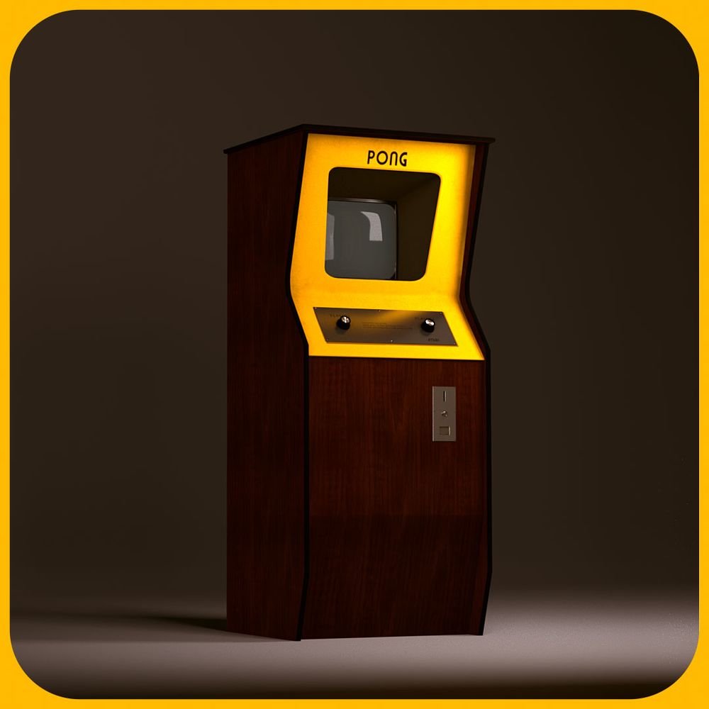 nolanb2's tweet photo. Our PONG NFT see the animated version at Makerplace. https://t.co/CMwoImEa3B