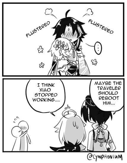 I was so happy to see Xiao again during the Moonchase Festival #xiaolumi 