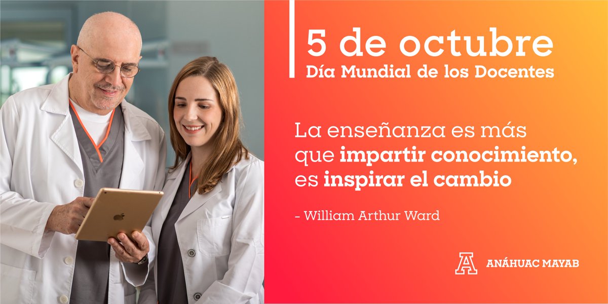 Gracias a todos y cada uno de nuestros docentes por inspirarnos siempre a nunca dejar de aprender.
#DiaMundialDeLosDocentes