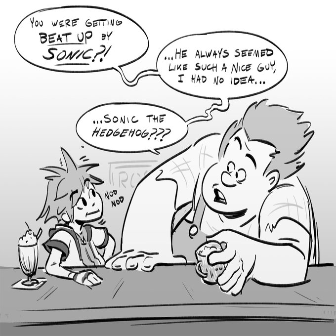 A scene from Kingdom Hearts 4 and/or Wreck It Ralph 3

#SmashBrosUltimate #SmashBros #kingdomhearts #sora 