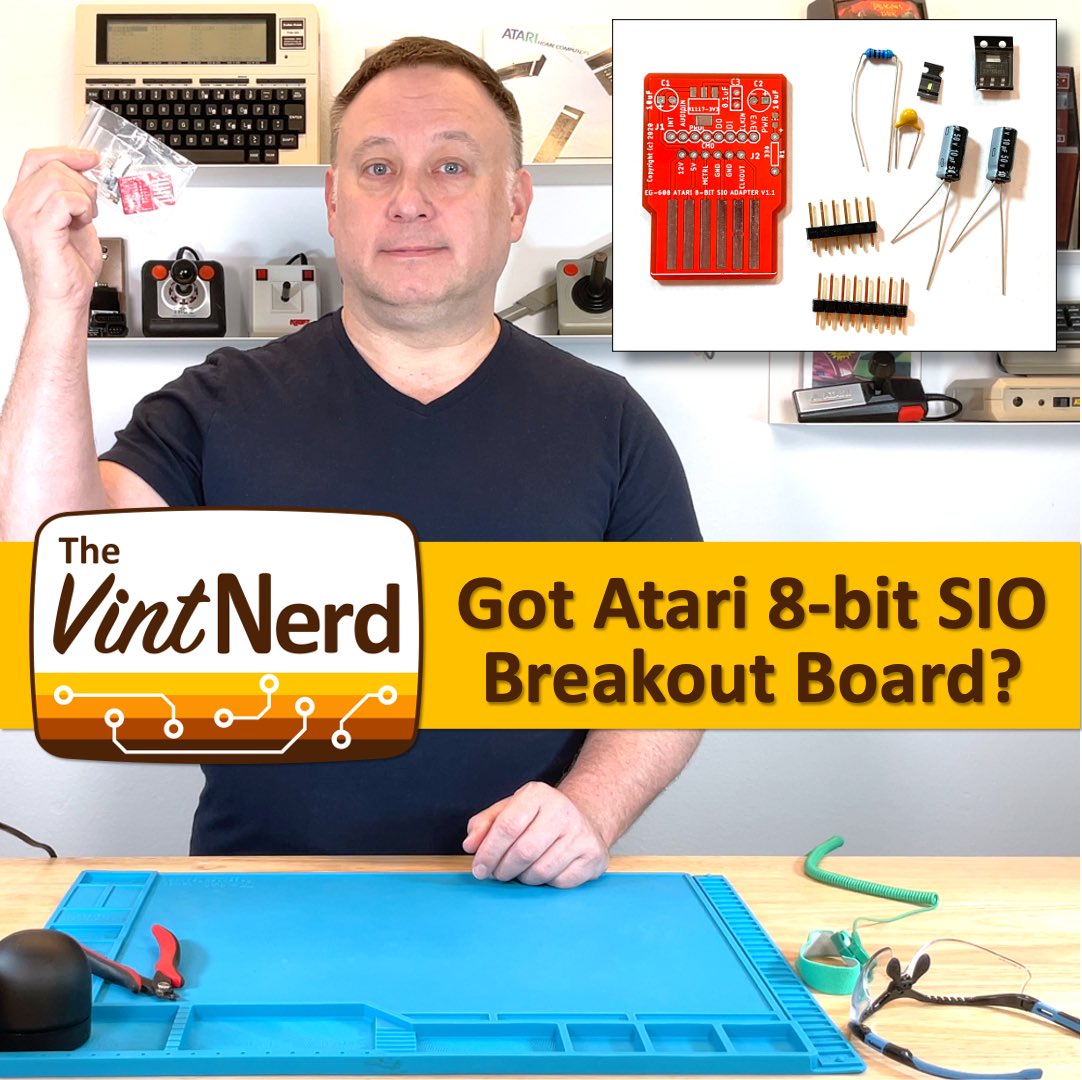 thevintnerd's tweet photo. Here's a YouTube link to a fun, interesting little Atari SIO breakout board I found on eBay…
https://t.co/M8Zdd67vlO
#atari #atari8bit #atarisio #siobreakoutboard #raspberrypipico #iboughtitonebay #theshackisback #vintagecomputing #retrocomputers https://t.co/mWwHK18AIo