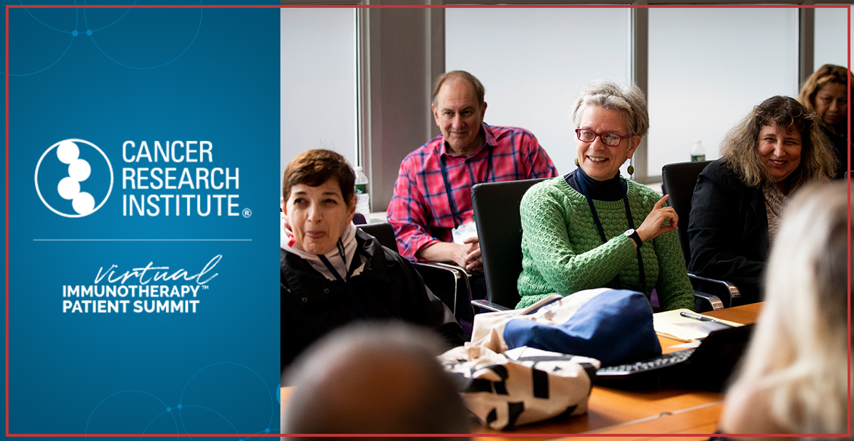 kickitkk's tweet photo. The 2021 @CancerResearch Virtual Immunotherapy Patient Summit is this Thurs, October 7th &amp; Fri, October 8th from 1:00pm-5:30pm EST. Hear the latest advances in #cancer #immunotherapy from the comfort and safety of your home. Register for free! #CRIsummit https://t.co/ucpDOmgGK1 https://t.co/qK8LHswKrN