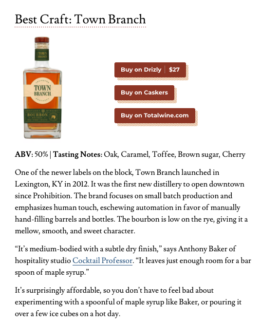 VintegrityWine's tweet photo. Thank you to @Liquor for naming @TownBranch_KY best craft bourbon! We're proud to distribute this in both Kansas and Missouri!

#Bourbon #KansasCity #Vintegrity https://t.co/BONwNyH7Aj